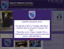 Tablet Screenshot of bradyprimaryschool.co.uk